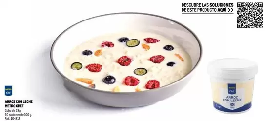 Oferta de Metro Chef - Arroz Con Leche en Makro