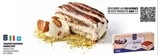 Oferta de Makro Chef - Tiramisu Savour Duo en Makro