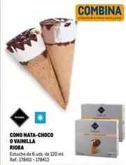 Oferta de Rioba - Cono Nata-Choco O Vainilla en Makro