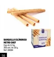 Oferta de Metro Chef - Barquillo Cilindrico en Makro