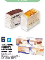 Oferta de Makro Chef - Tarta Helada Crujiente O Al Whisky en Makro