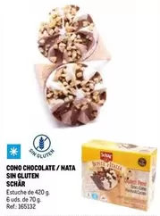 Oferta de Schär - Cono Chocolate/nata Sin Gluten en Makro