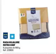 Oferta de Metro Chef - Masa Hojaldre en Makro