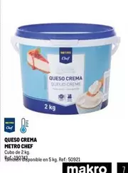 Oferta de Metro Chef - Queso Crema en Makro