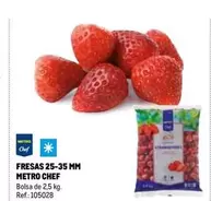 Oferta de Metro Chef - Fresas 25-35 Mm en Makro