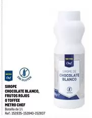 Oferta de Metro Chef - Sirope Chocolate Blanco, Frutos Rojos O Toffee en Makro