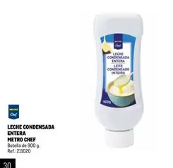 Oferta de Metro Chef - Leche Condensada Entera en Makro