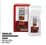 Oferta de Valor - Chocolate Puro Desgrasado en Makro