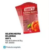 Oferta de Iggy's - Gelatina Neutra En Laminas en Makro