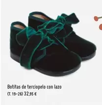 Oferta de Botitas De Terciopelo Con Lazo por 32,95€ en Pisamonas