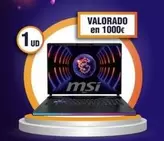 Oferta de MSI - Valorado Laptop por 1000€ en Zbitt