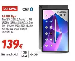 Oferta de Lenovo - Tab M10 Tigre por 139€ en Zbitt