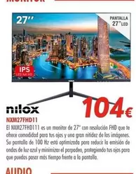 Oferta de Nilox - NXM27FHD11 por 104€ en Zbitt