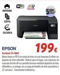 Oferta de Epson - Ecotank ET-2860 por 199€ en Zbitt