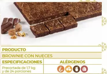 Oferta de Brownie Con Nueces  en CashDiplo