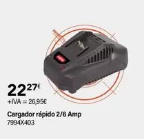 Oferta de Ratio - Cargador Rapido 2/6 Amp por 22,27€ en Cadena88