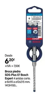 Oferta de Bosch - Broca Piedra SDS-Plus X7  Expert por 6,2€ en Cadena88