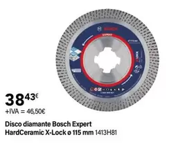 Oferta de Bosch - Disco Diamante Expert Hardceramic X-Lock O 115 Mm por 38,43€ en Cadena88