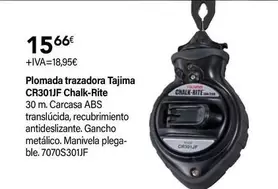 Oferta de Tajima  - Plomada Trazadora CR301JF Chalk-Rite por 15,66€ en Cadena88