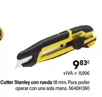 Oferta de Stanley - Cutter Con Rueda 18 Mm por 9,83€ en Cadena88