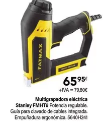 Oferta de Stanley - Multigrapadora Eléctrica MHT6 por 65,95€ en Cadena88