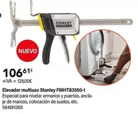 Oferta de Stanley - Elevador Multiuso FMHT83550-1 por 106,61€ en Cadena88