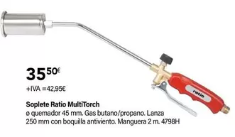 Oferta de Ratio - Soplete MultiTorch por 35,5€ en Cadena88