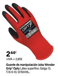 Oferta de Juba - Guante De Manipulación Wonder Grip® Opty por 2,44€ en Cadena88