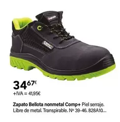 Oferta de Bellota - Zapato Nonmetal Comp+ por 34,67€ en Cadena88