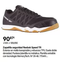 Oferta de Reebok - Zapatilla Seguridad Speed TR por 90,87€ en Cadena88