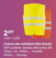 Oferta de Juba - Chaleco Alta Visibilidad Strantd por 2,69€ en Cadena88