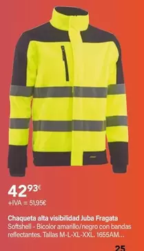 Oferta de Juba - Chaqueta Alta Visibilidad Fragata por 42,93€ en Cadena88