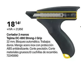 Oferta de Tajima  - Cortador 2 Manos DC-690 Strong-J Grip por 18,14€ en Cadena88