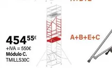 Oferta de Svelt - Andamio Modular Con Base Plegable Modulo C TMILLS30C por 454,55€ en Cadena88