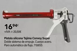 Oferta de Tajima  - Pistola Silicona Convoy Super por 16,94€ en Cadena88