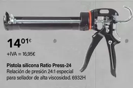 Oferta de Ratio - Pistola Silicona Press-24 por 14,01€ en Cadena88