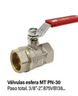 Oferta de Válvulas Esfera MT PN-30  en Cadena88