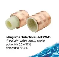 Oferta de Plasson - Manguito Antielectrolisis Mt PN-16 en Cadena88