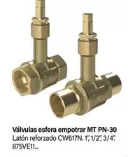 Oferta de Plasson - Valvulas Esfera Empotar MT PN-30 por 875€ en Cadena88