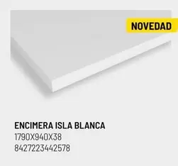 Oferta de Encimera Isla Blanca en Brico Depôt