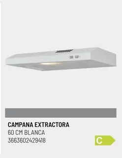 Oferta de Campana Extractora 60cm Blanca en Brico Depôt