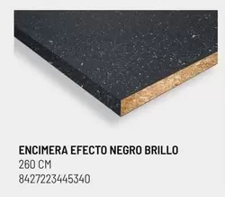 Oferta de Encimera Efecto Negro Brillo en Brico Depôt