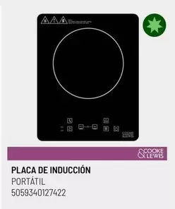 Oferta de Placa De Inducción Portátil en Brico Depôt