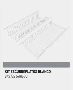 Oferta de Kit Escurreplatos Blanco en Brico Depôt