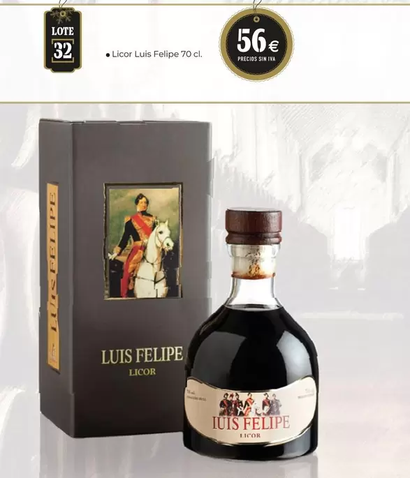 Oferta de Luis Felipe - Licor por 56€ en Cash Barea