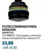 Oferta de Filtro Combinado Para Máscara por 33,8€ en Coinfer