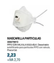 Oferta de Mascarilla Particulas por 2,23€ en Coinfer