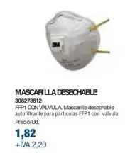 Oferta de Mascarilla Desechable por 1,82€ en Coinfer