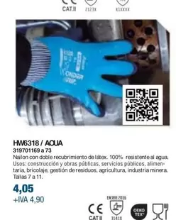 Oferta de  HW6318/ AQUA  por 4,05€ en Coinfer