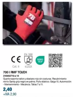 Oferta de 700 I Rmf Touch por 2,4€ en Coinfer